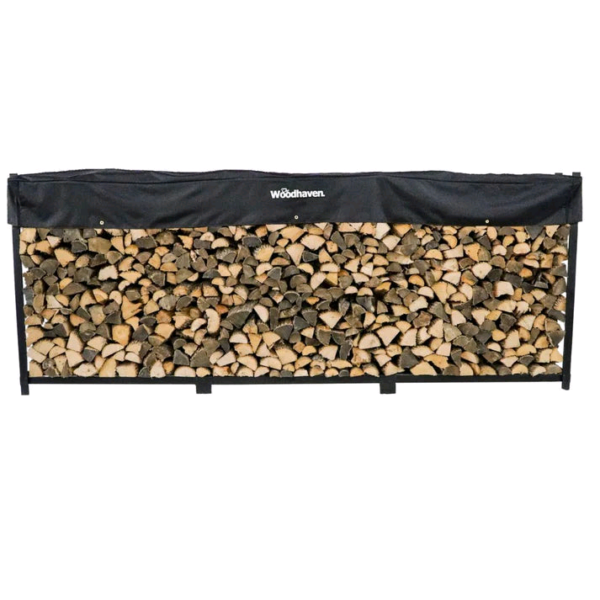 The Woodhaven 12ft Firewood Rack