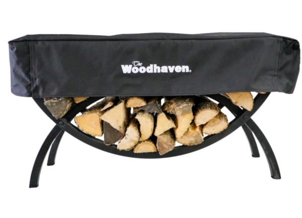 The Woodhaven 3ft Crescent Firewood Rack