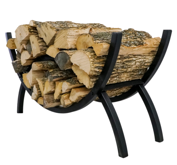 The Woodhaven 3ft Crescent Firewood Rack