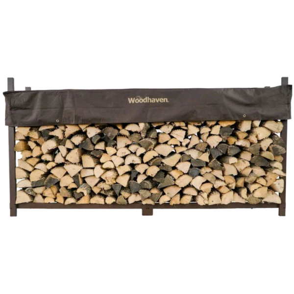 The Woodhaven 8ft Firewood Rack